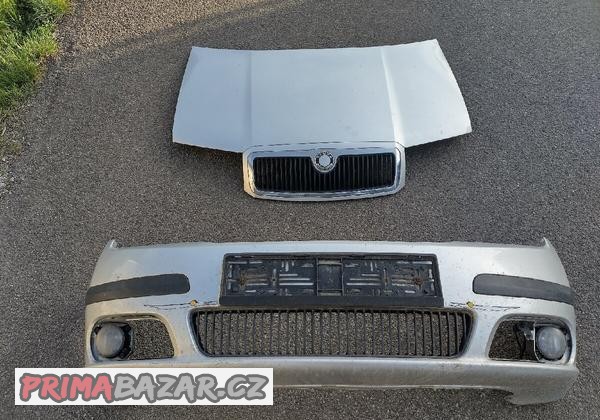Přední nárazník + kapota Fabia 1 facelift 9102