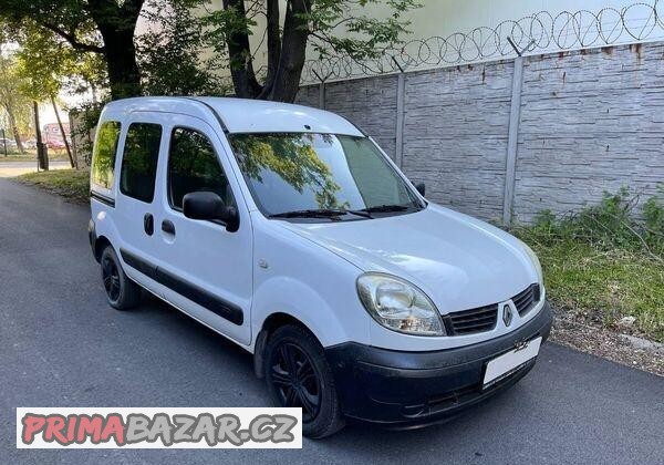 Renault kangoo 1.2 16v, 5 míst, 1. maj. Čr, DPH,TZ