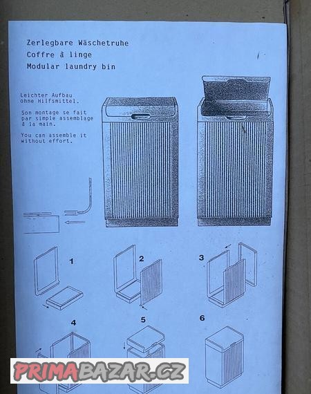 Truhla na prádlo - retro - nové zabalené - sleva