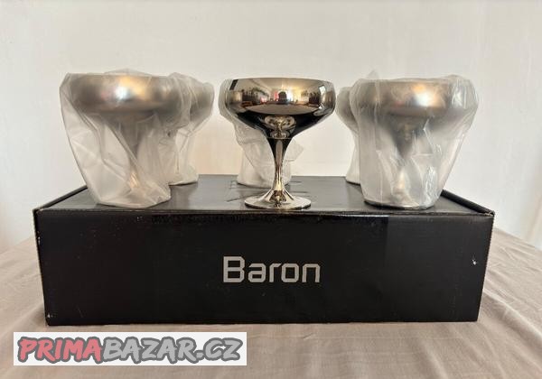 Zepter misky na šampaňské a podšálky 6ks