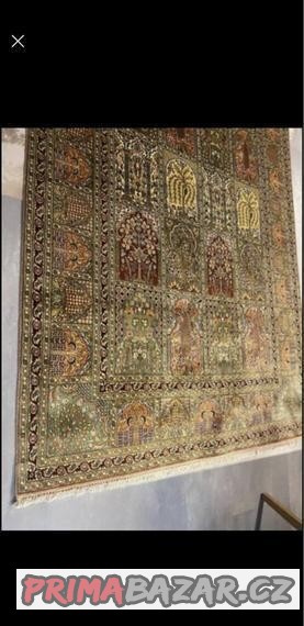 luxusni nepouzity koberec 100% hedvabny