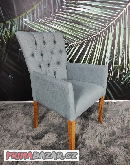 /394/ NOVÉ křeslo petrol Peillon