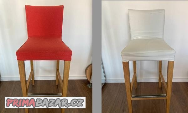 barova-zidle-ikea-henriksdal-bila-cervena