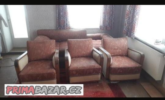 stara-pohovka-plus-3x-kresla-60-ta-leta