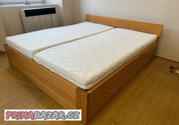 manzelska-postel-dub-180x200cm