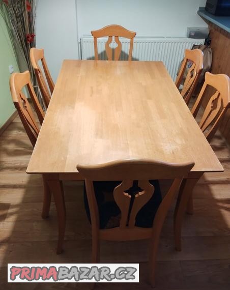 prodam-velky-stul-a-6-zidli