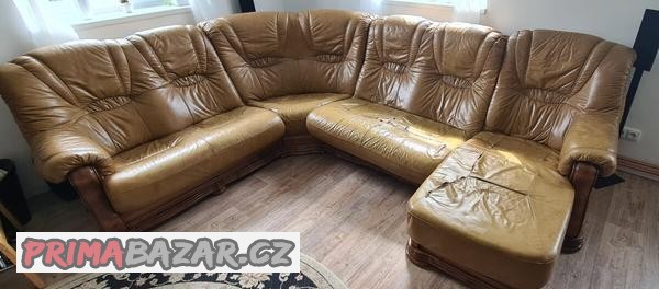 Kožená sedací souprava