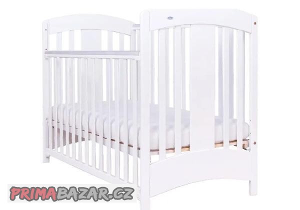 detska-postylka-drewex-natalka-bila-s-matraci