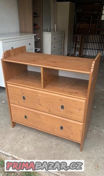 Ikea Leksvik komoda antik Hemnes, ODĚRKY