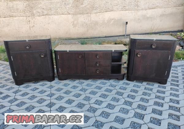 starozitna-art-deco-komoda-nocni-stolky-40-leta