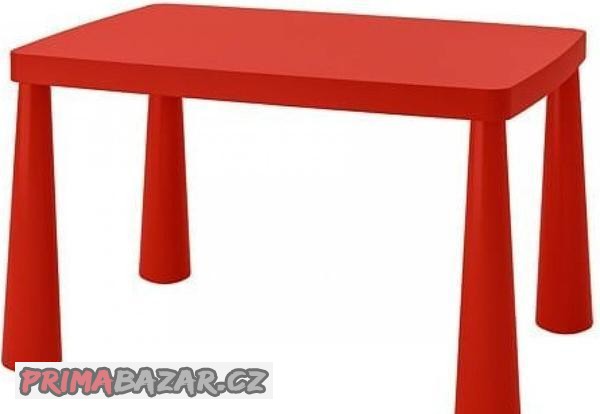 detsky-cerveny-stul-zn-mammut-top-stav