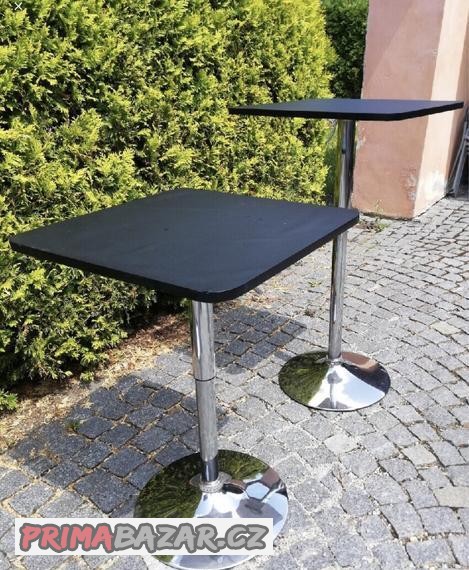 Barové polohovatelné stoly