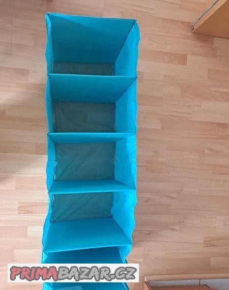 závěsný organizér IKEA SKUBB modrý
