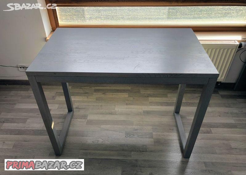 Dětský psací stůl - masiv dub šedý 2ks