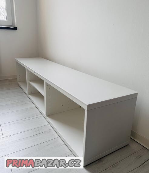 tv-stolek-ikea-180x40x38-bila
