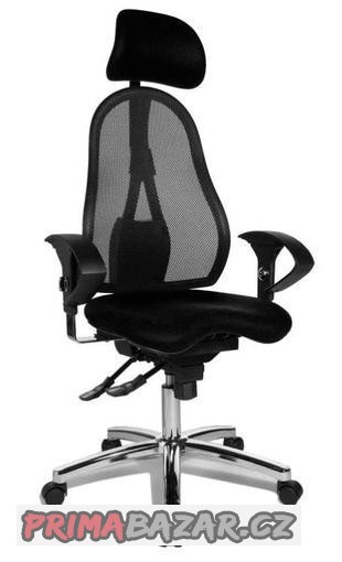 kancelarska-zidle-se-zdravotni-mechanikou-sitness-45-cerna