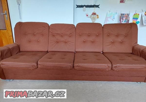 ZA ODVOZ - Sedací souprava, gauč + 2 křesla