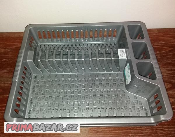 Odkapávač na nádobí, škopek, 5x odpadkový koš a rukávník