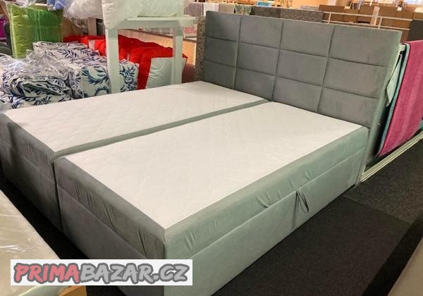 americka-postel-seda-vyssi-vyska-52cm