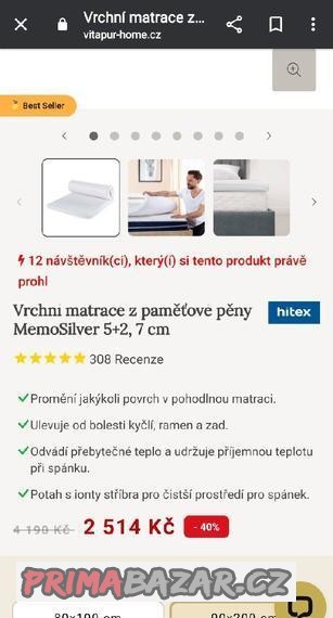 prodam-vrchni-matrace