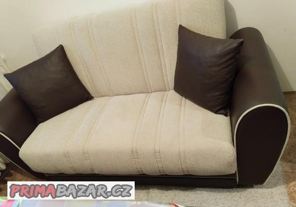 Kožená pohovka s uložným priestorom