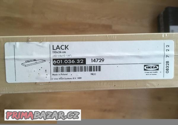 Polička IKEA LACK – rozměr 110x26