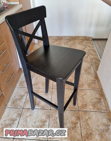 barove-zidle-ikea-ingolf-cerne-74cm