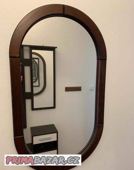 Prodám dřevěné zrcadlo