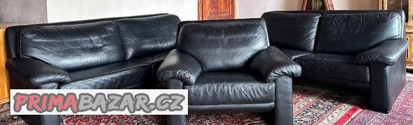 luxusni-kozena-sedaci-souprava-3-2-1-cerna-c-2811