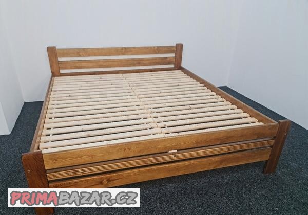 prodam-nove-masiv-postele-zvysene-160x200-v-moreni-dubu
