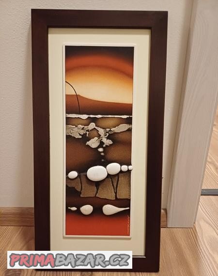 Abstraktní plastický obraz