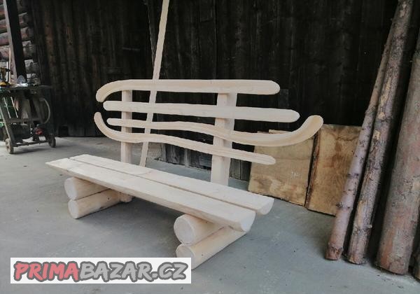 Masivní lavička 170 cm.