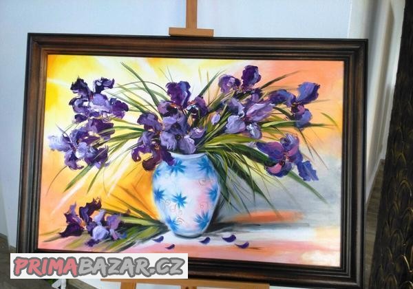 Olejomalba - Kosatce 73x102cm