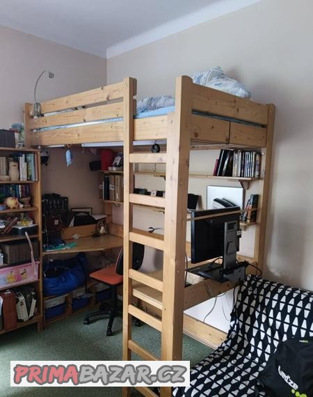 patrova-postel-1-9-m-se-stolem-pouzita-smrk