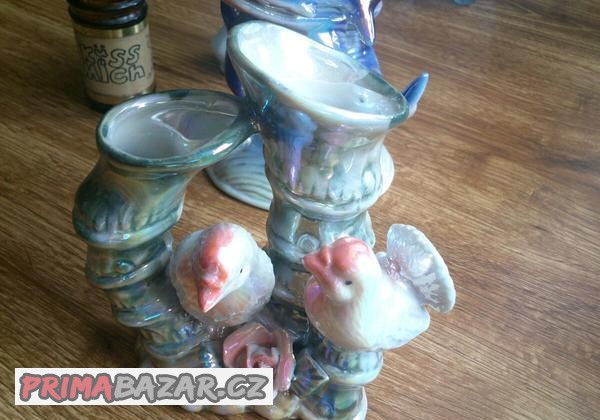 Dekorace - Ptáčci (vázička)