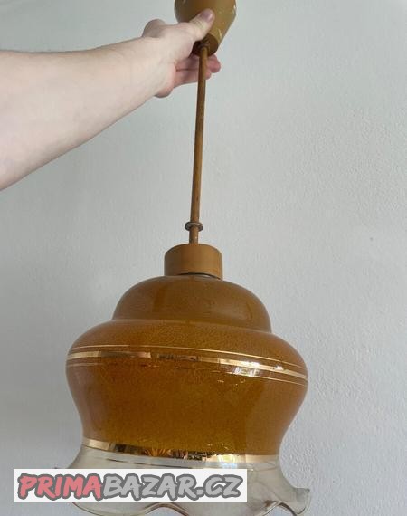 Starožitný závěsný lustr