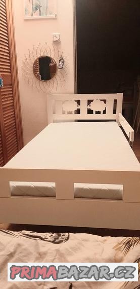 postel-pro-deti-ikea-kritter-70-160-bila-matrace-vyssa