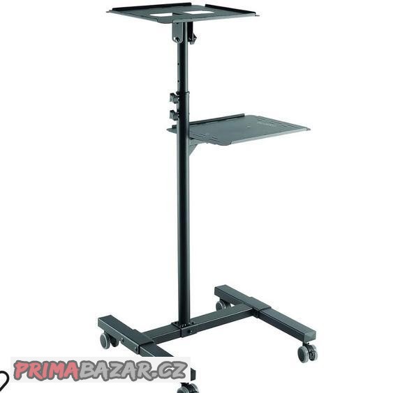 LogiLink BP0069 nastavitelný vozík na projektor/laptop černý