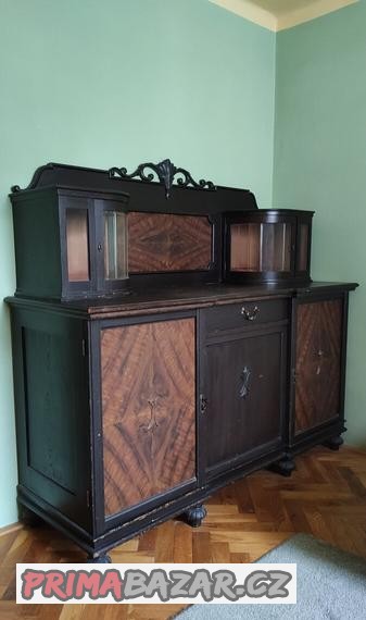 Starožitné bifé, sekretář, skříň