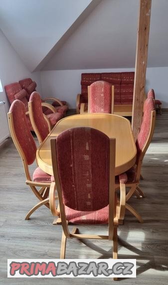 jidelni-stul-6-zidli-1-gauc-2-kresla-2-taburety-vozik