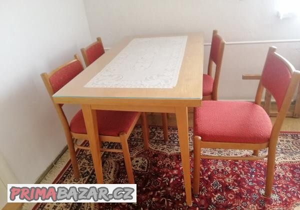 prodam-set-zidle-retro-4-ks-jidelni-stul-konf-stolek