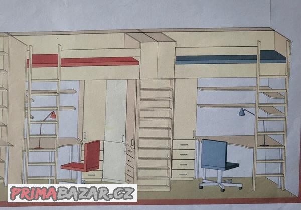 patrova-postel-se-stoly-pro-sourozence