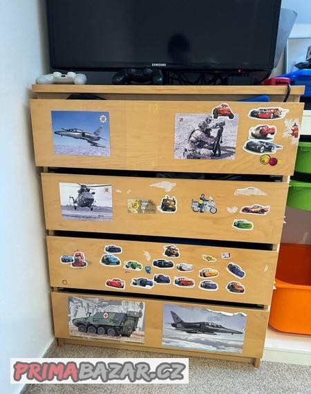 IKEA - šuplíková komoda MALM 80x100 cm