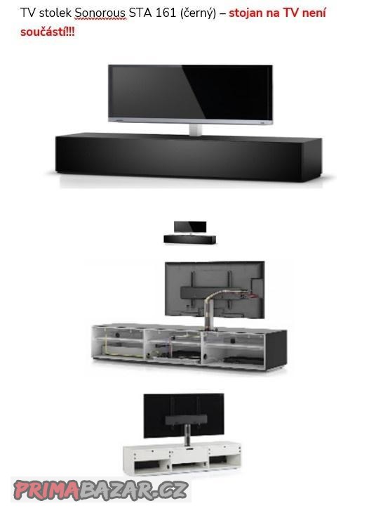 prodam-tv-stolek-hifi-sonorous-sta-161-cerny