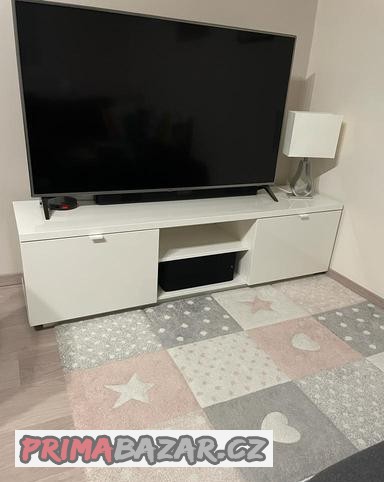 by-s-tv-stolek-leskla-bila-160x42x45-cm