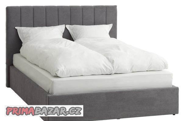 Postel JYSK HASLEV + matrace IKEA VALEVAG 160x200