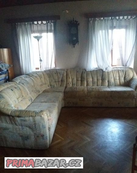 Rohová sedací souprava rozkládací