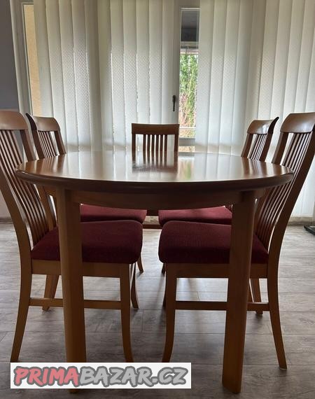 prodam-dreveny-jidelni-set
