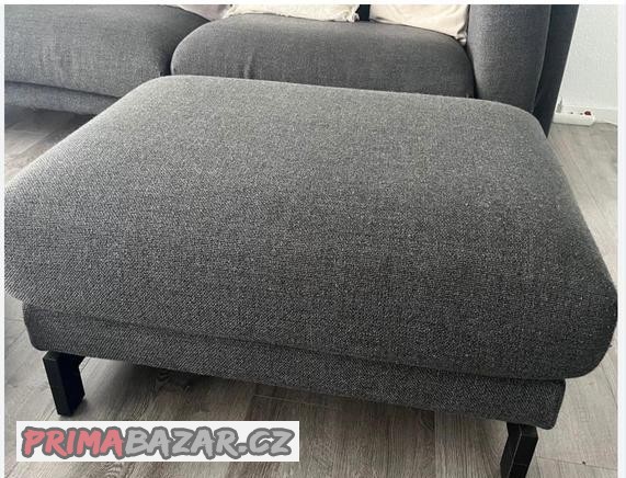 Ikea Nockeby podnožka tmavě šedá
