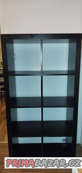 regal-knihovna-ikea-kallax-expedit-2x4-cerno-hnedy